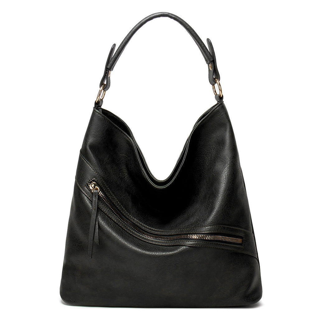 Women’s Vintage Vegan Leather Hobo Bags Shoulder Bags with Zipper image 8