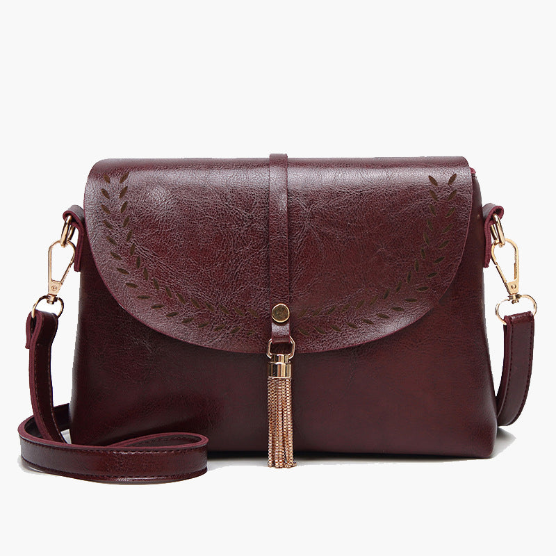 Women’s Tassel Mini Shoulder Bags Vegan Leather image