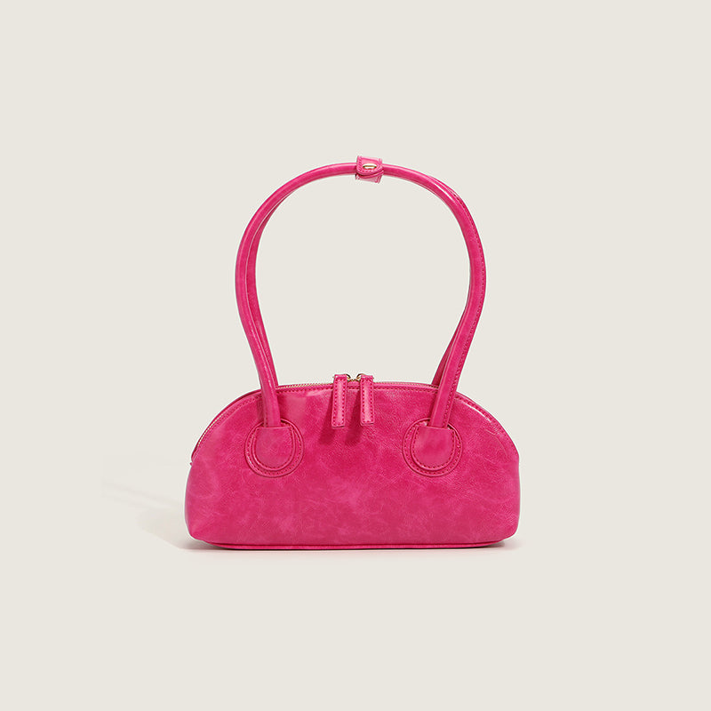 Women’s Small Baguette Shoulder Bags with Zipper image 5