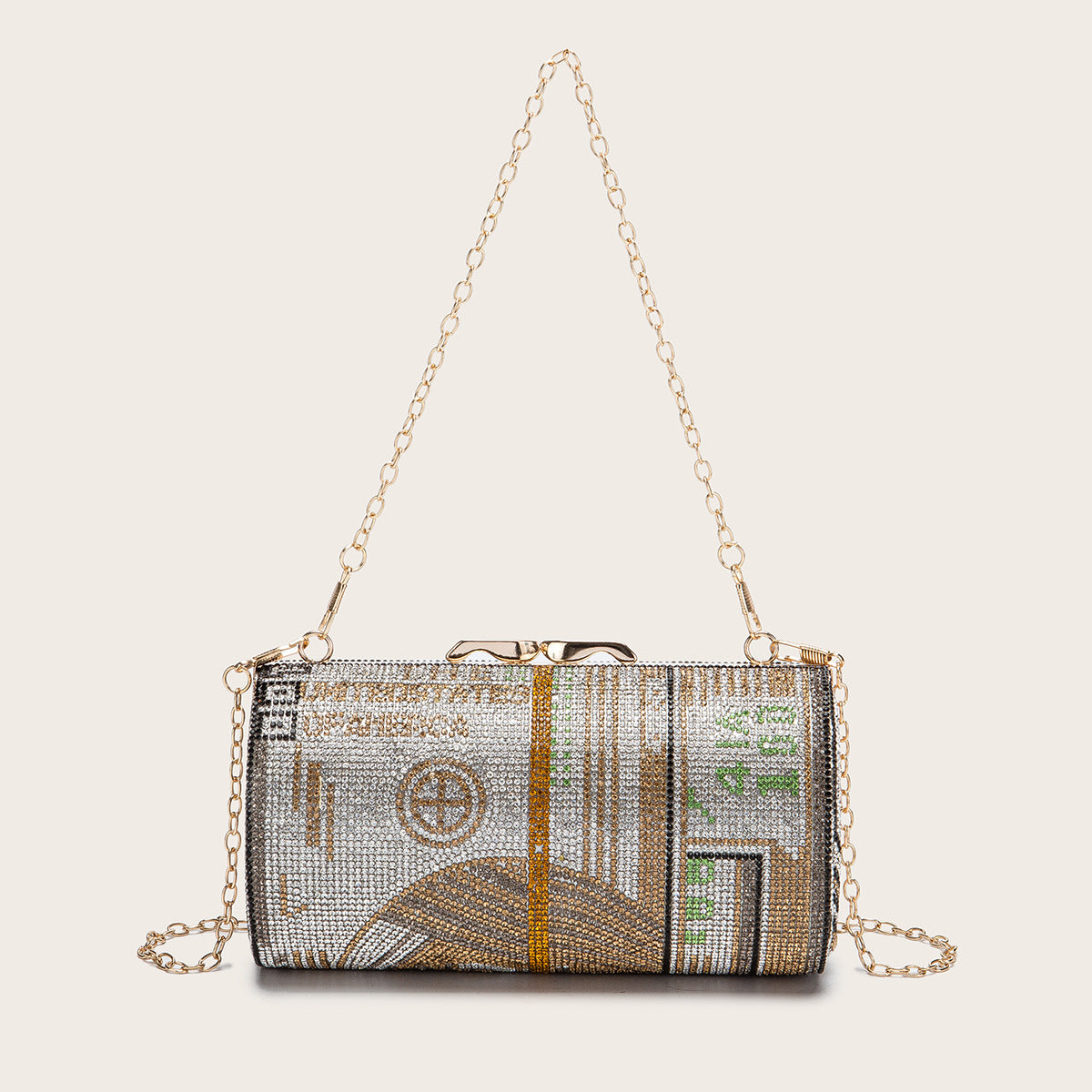 Women’s Rhinestones Cash Evening Clutch Bag image 2