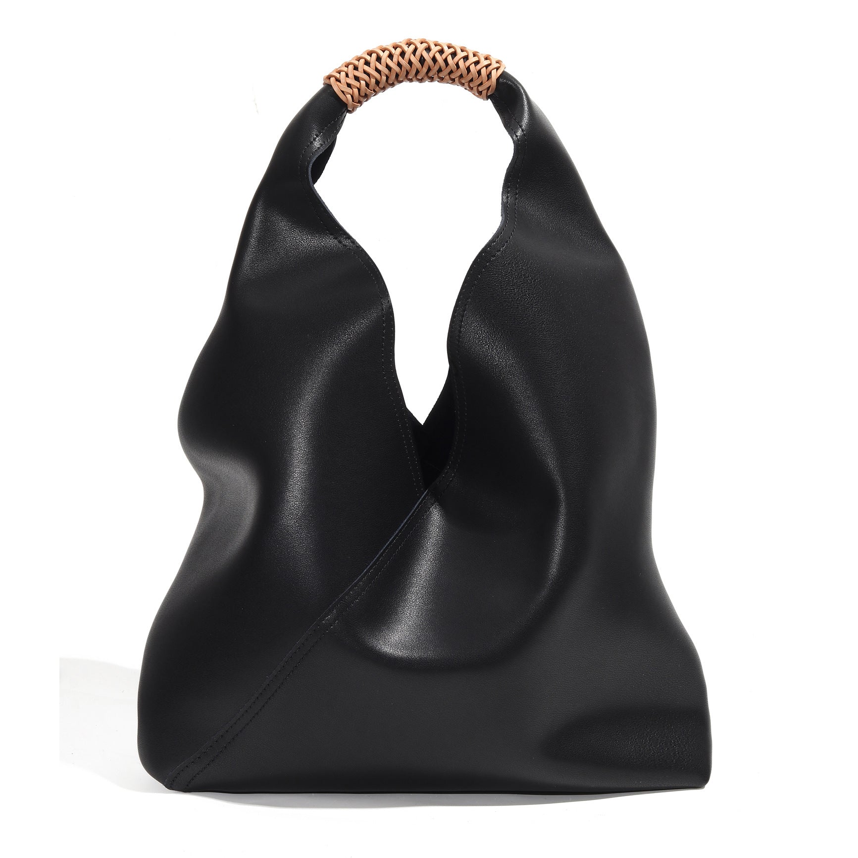 Women’s Genuine Leather Shoulder Hobo Bags with Inner Bags image 6