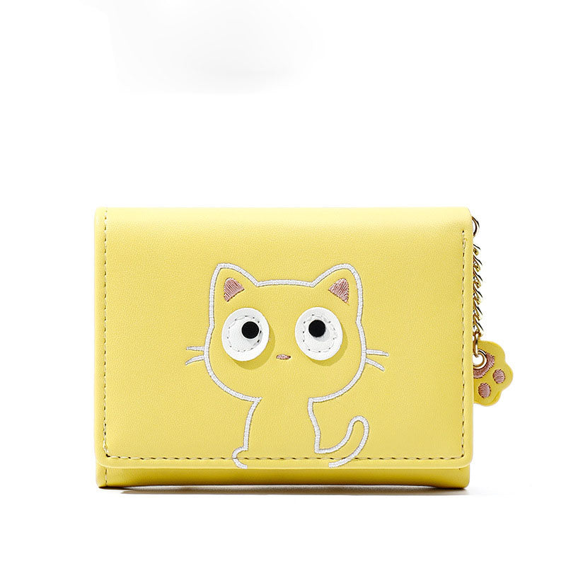 Women’s Vegan Leather Cute Cat Mini Purse image 4