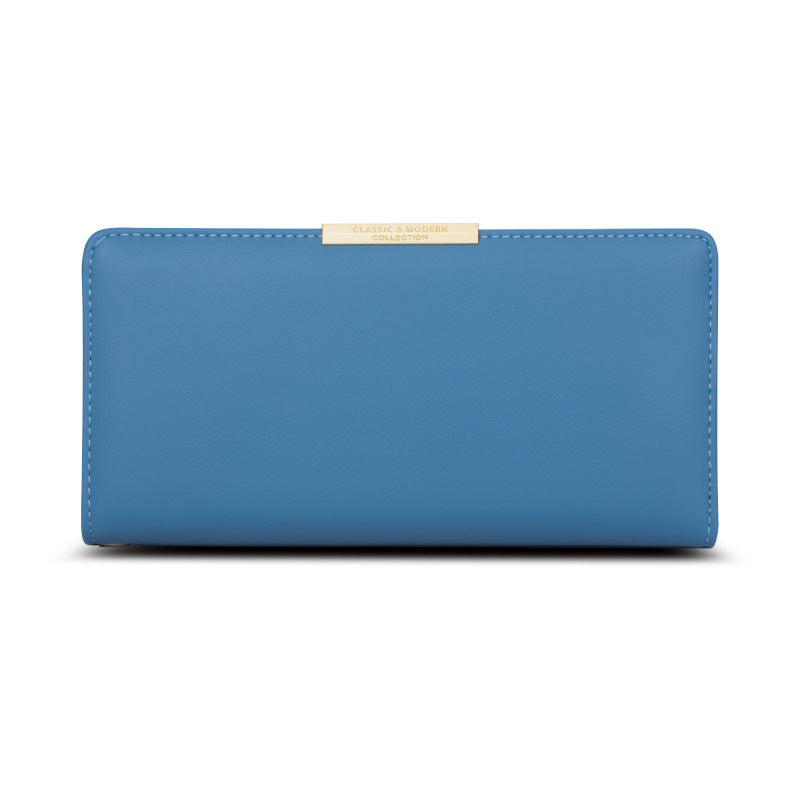 Women’s Vegan Leather Clutch Long Wallets image 4