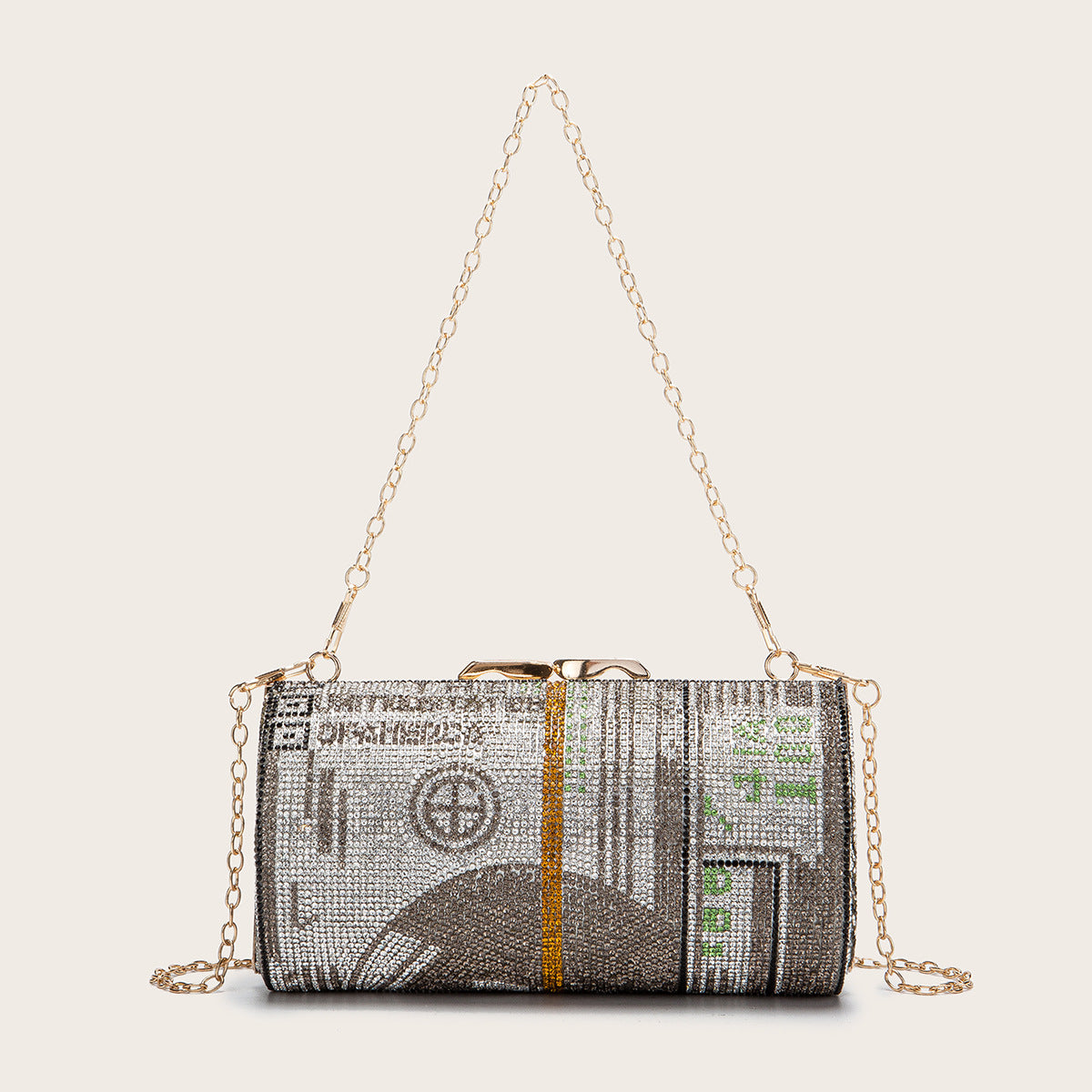 Women’s Rhinestones Cash Evening Clutch Bag image 3