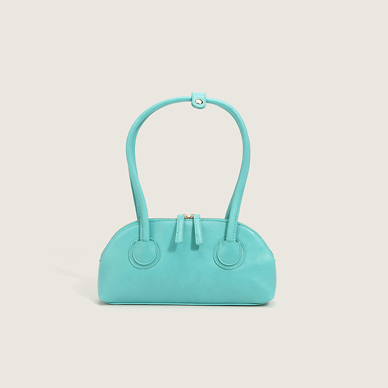 Women’s Small Baguette Shoulder Bags with Zipper image 7