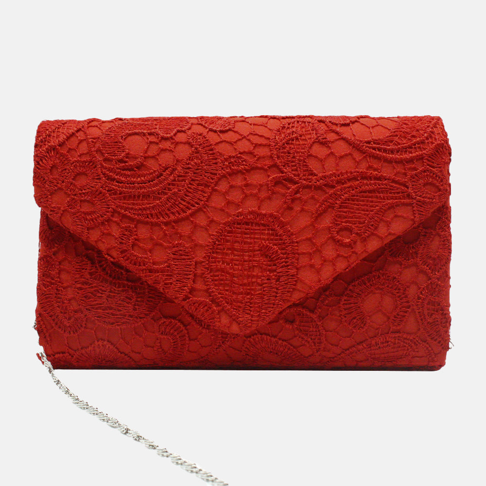 Women’s Lace Envolope Evening Clutch Bags Bridal Bags image