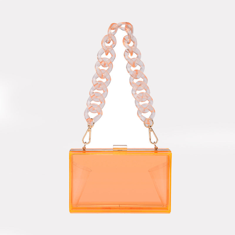 Women’s Square Clear Crossbody Clutch Handbags image 10