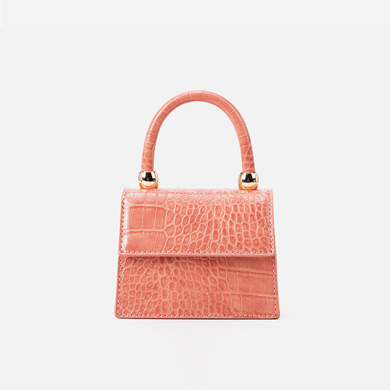 Women’s Croc Print Mini Crossbody Handbags image 11