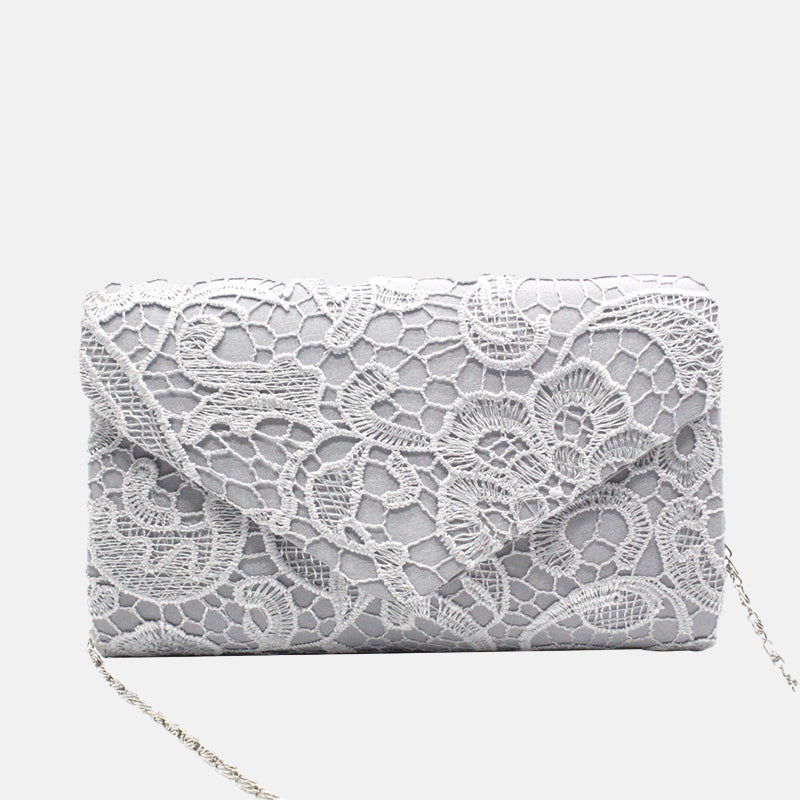 Women’s Lace Envolope Evening Clutch Bags Bridal Bags image 8