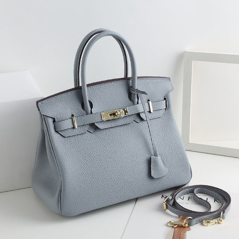 Women’s Genuine Leather Top Handle Handbags – 30CM image 16