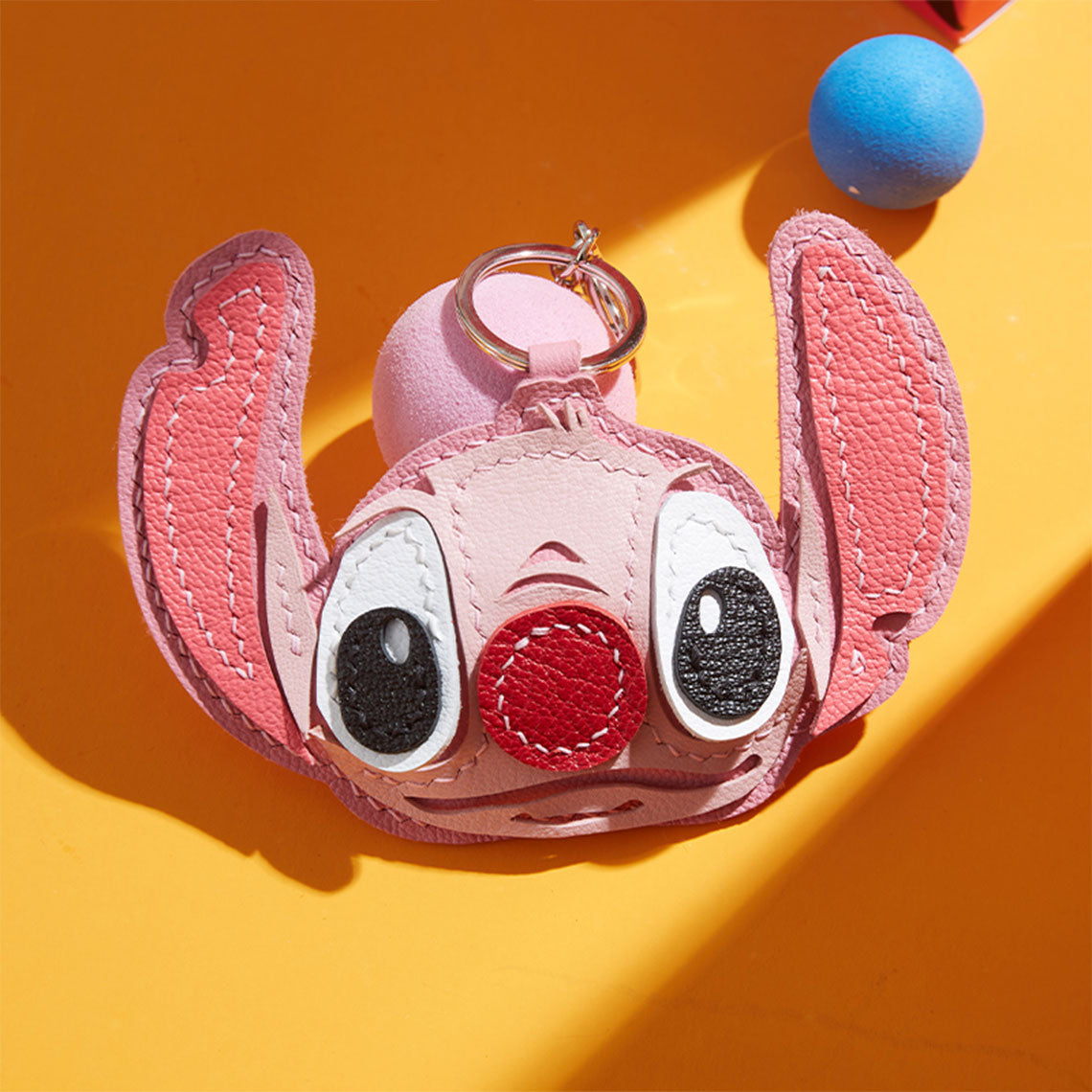 Pink leather bag charms/keychains | How to make bag charms | Wirkin DIY leathercraft 