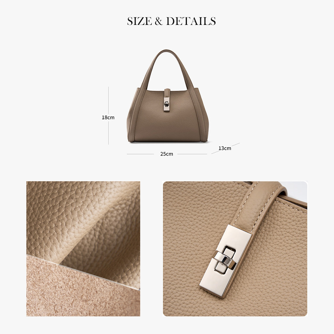 Minimalist Large Handbag Size - Wirkin®