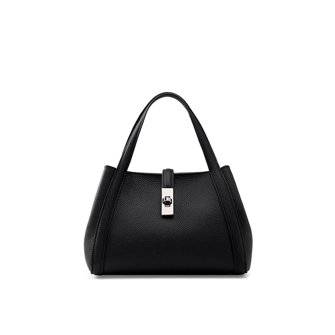 Black Leather Tote Handbag - Wirkin®