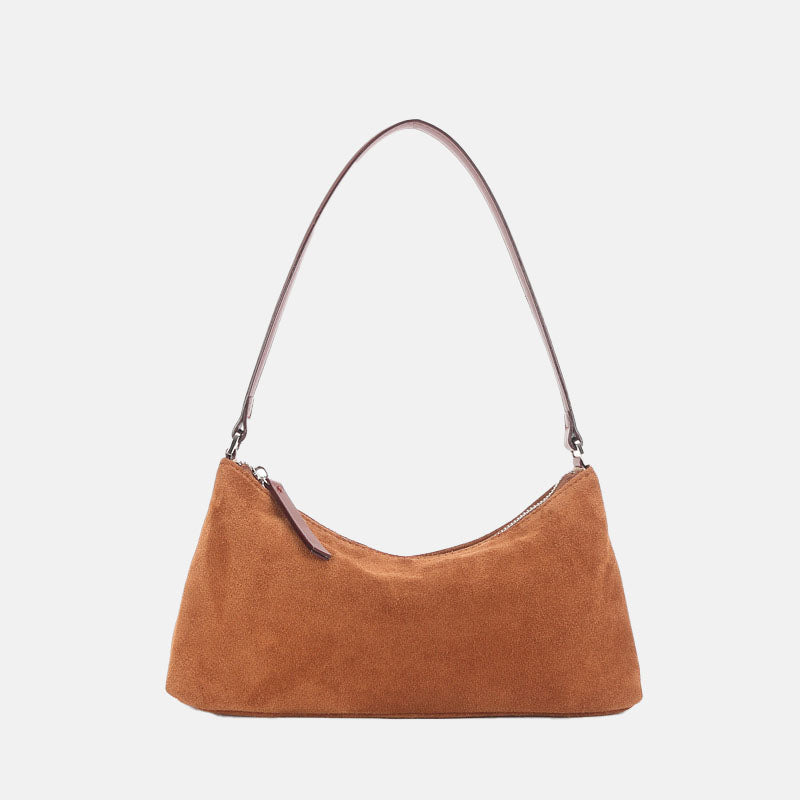 Women’s Baguette Bags in Cowhide Suede Leather image