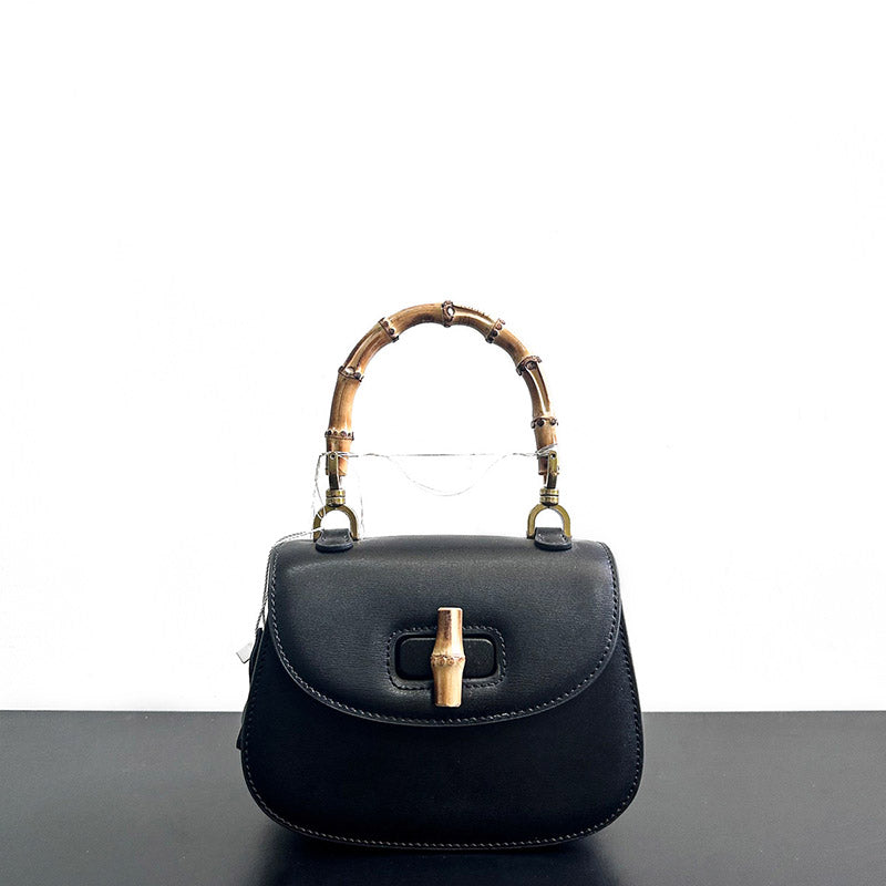 Women’s Bamboo Handle Saddle Bag image 5