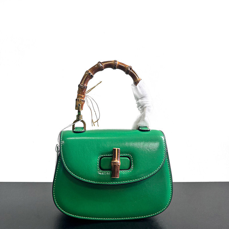 Women’s Bamboo Handle Saddle Bag image 6