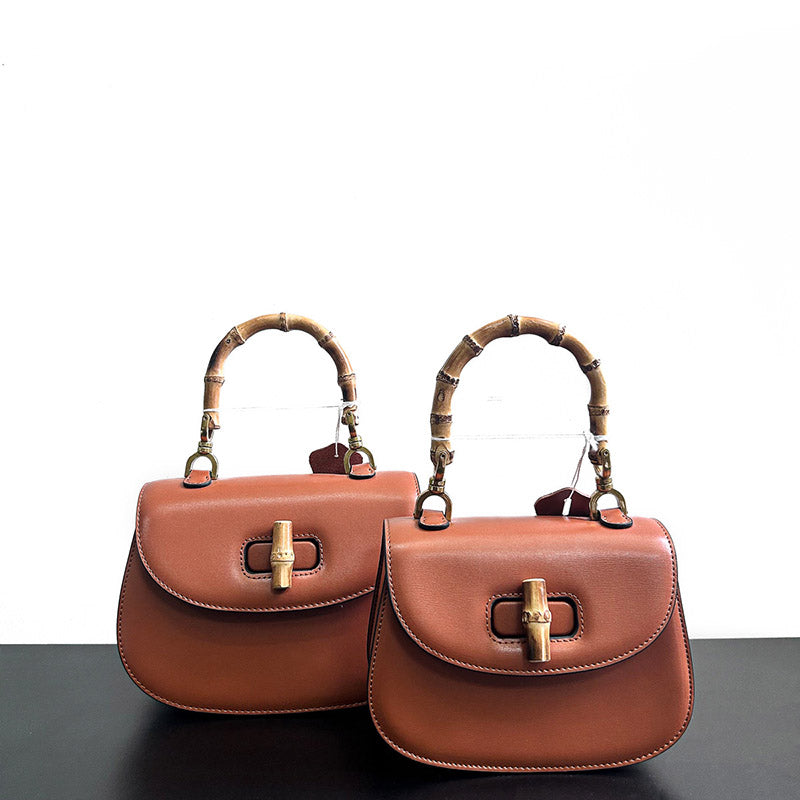Women’s Bamboo Handle Saddle Bag image 2