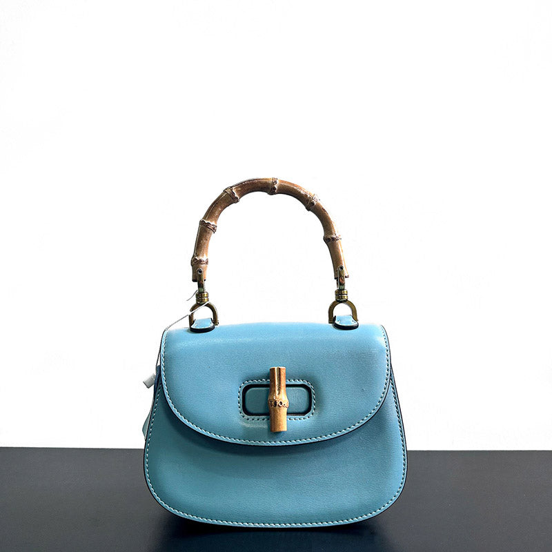 Women’s Bamboo Handle Saddle Bag image 7