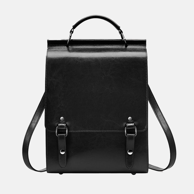 Women’s Classic Minimal Backpacks in Genuine Leather image 7