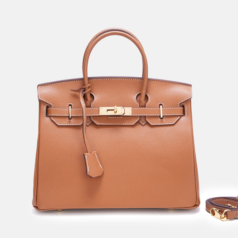 Women’s Epsom Leather Top Handle Bags in Gold Hardware image 6