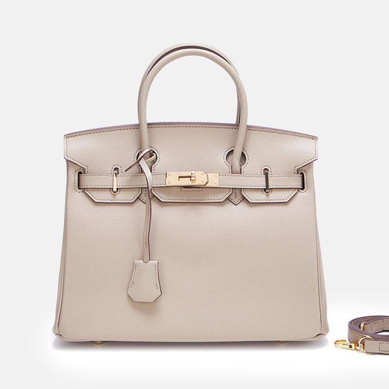 Women’s Epsom Leather Top Handle Bags in Gold Hardware image 8