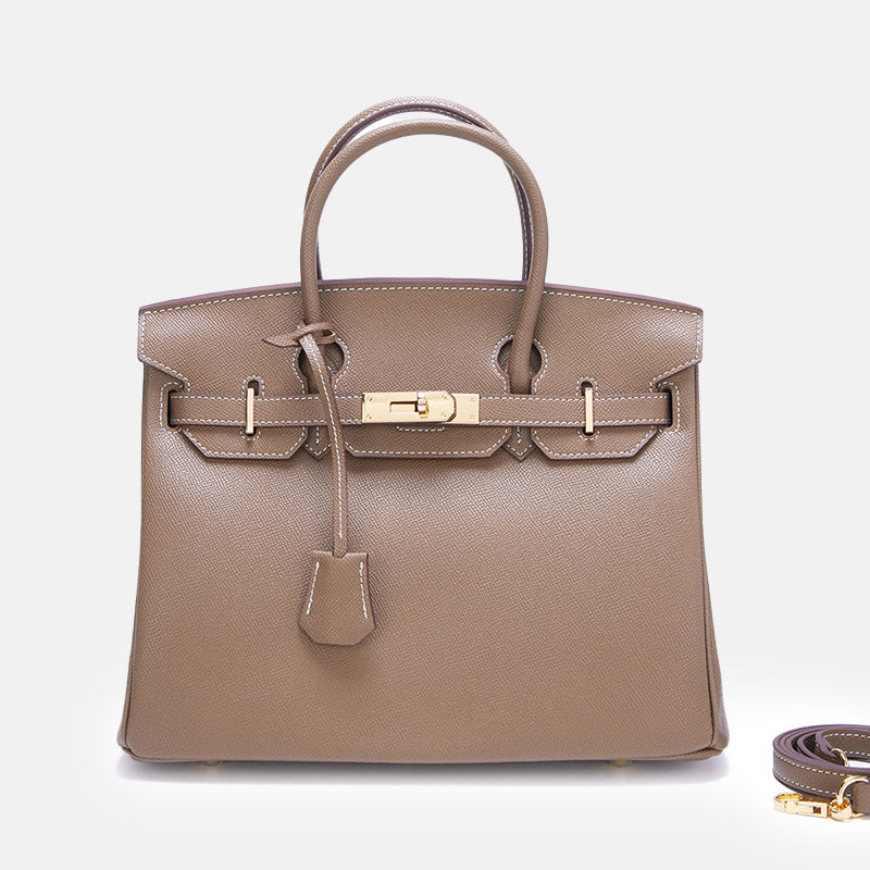 Women’s Epsom Leather Top Handle Bags in Gold Hardware image 5
