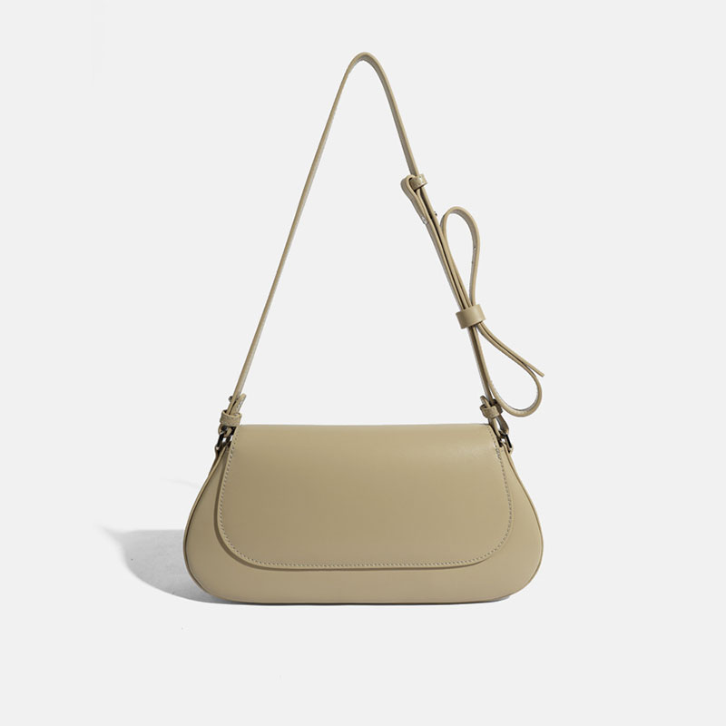 Women’s Flap Closure Crossbody Shoulder Saddle Bag In Genuine Leather image 3