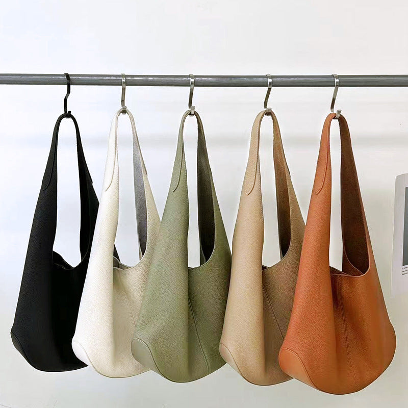 Women’s Full Grain Leather Soft Hobo Bags image 8