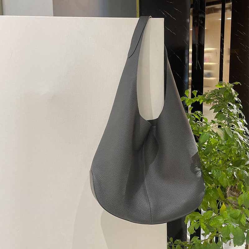 Women’s Full Grain Leather Soft Hobo Bags image 6