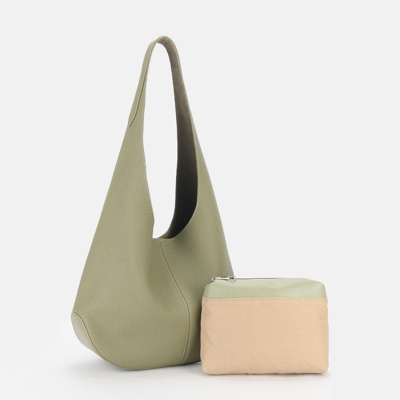 Women’s Full Grain Leather Soft Hobo Bags image 2