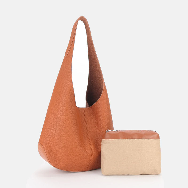 Women’s Full Grain Leather Soft Hobo Bags image 4
