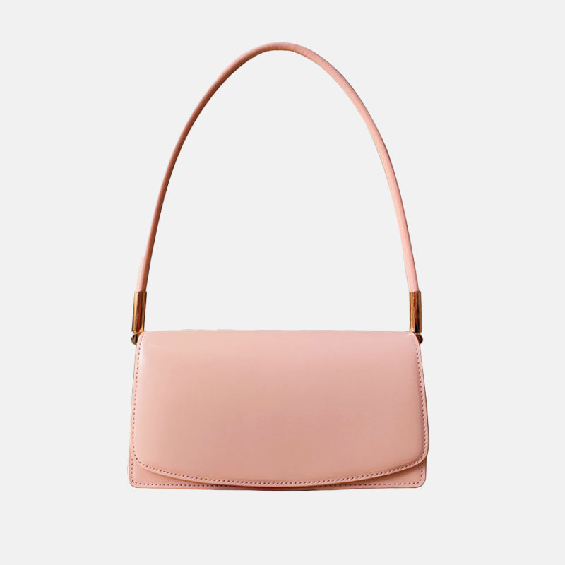 Women’s Genuine Leather Baguette Shoulder Bag image 9