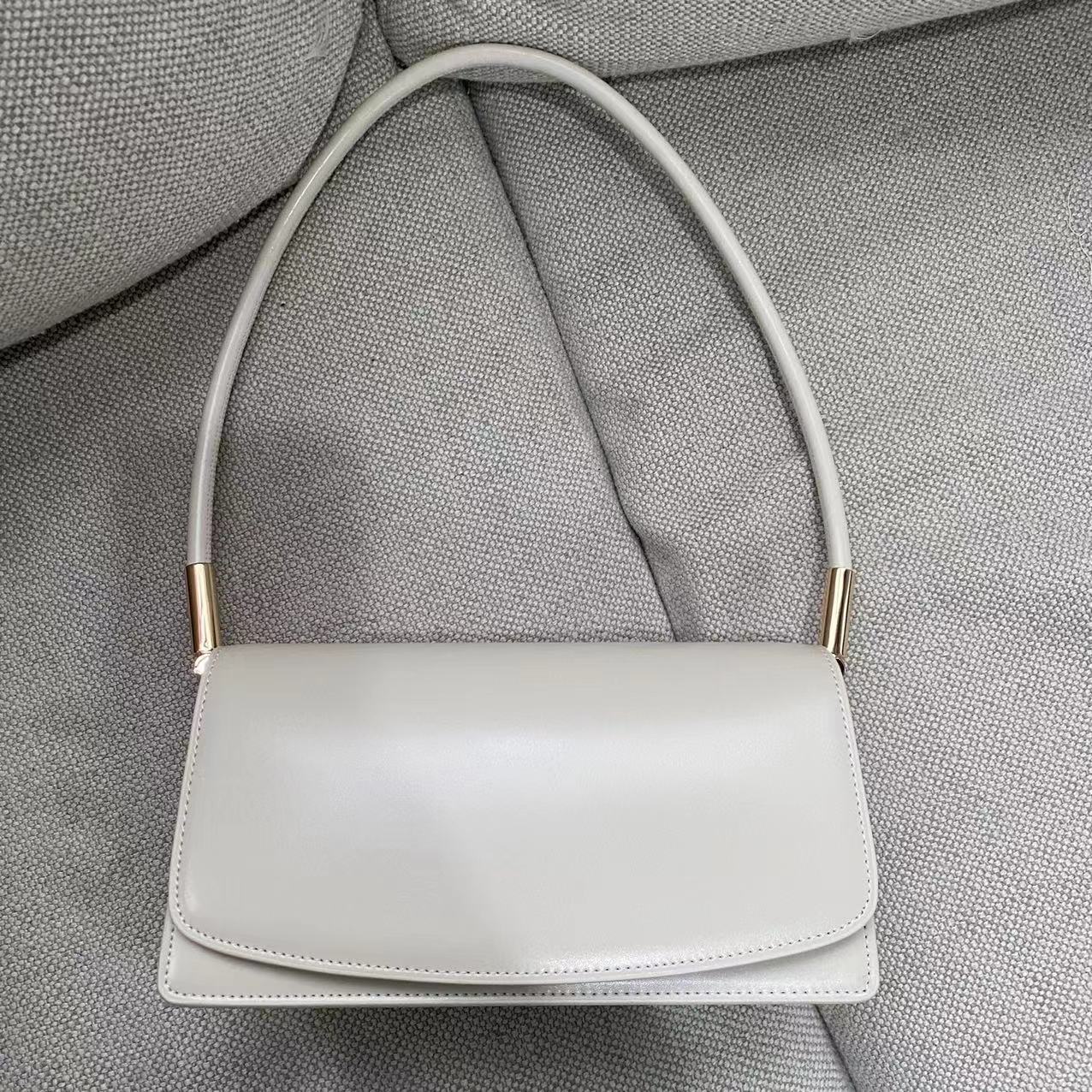 Women’s Genuine Leather Baguette Shoulder Bag image 7