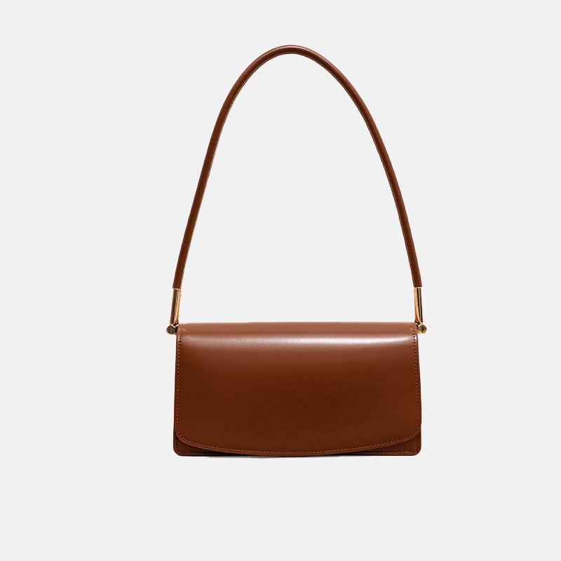 Women’s Genuine Leather Baguette Shoulder Bag image 5