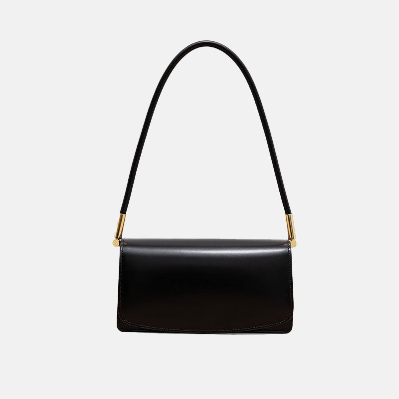 Women’s Genuine Leather Baguette Shoulder Bag image 10