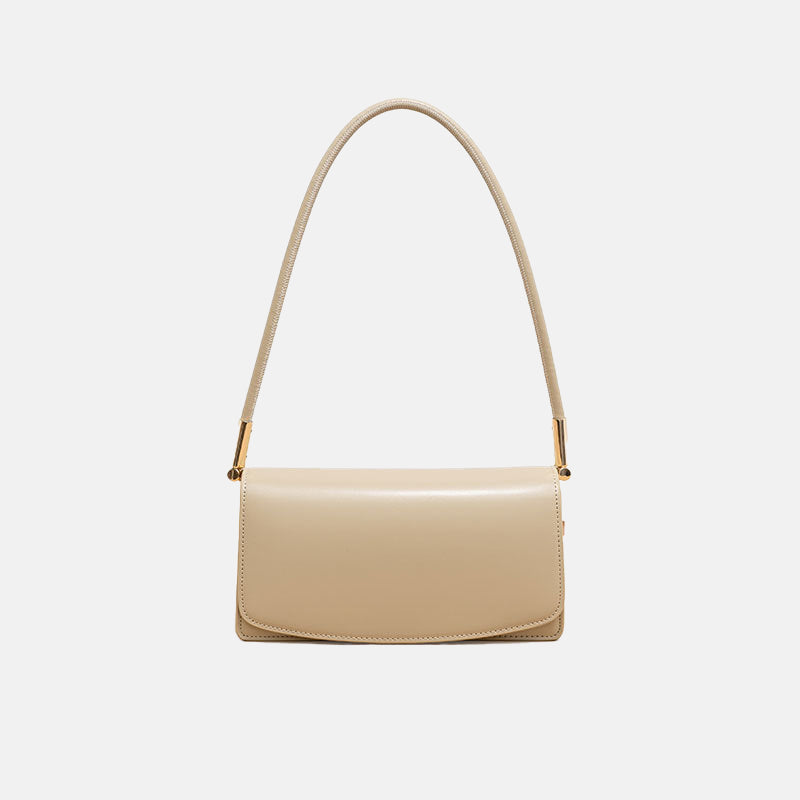 Women’s Genuine Leather Baguette Shoulder Bag image