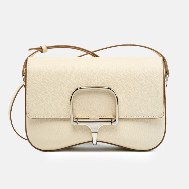 Women’s Genuine Leather Buckle Crossbody Bag image 8