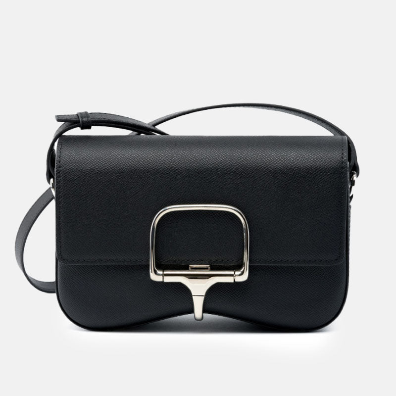 Women’s Genuine Leather Buckle Crossbody Bag image 9