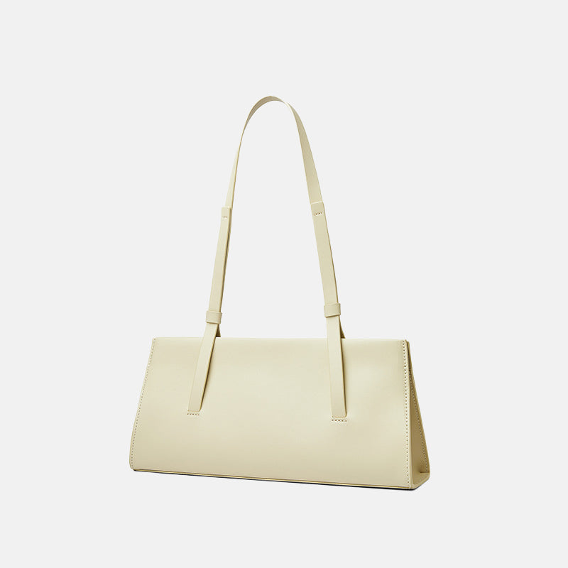 Women’s Genuine Leather Shoulder Baguette Bag image 7