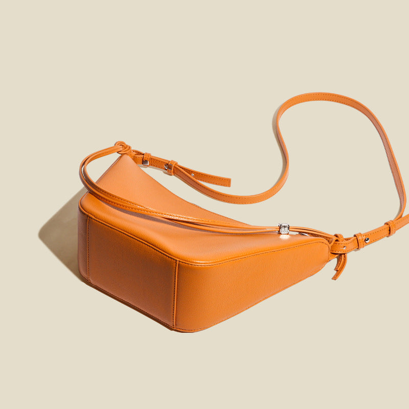 Women’s Genuine Leather Dumpling Shape Single Shoulder Crossbody Bag image 4