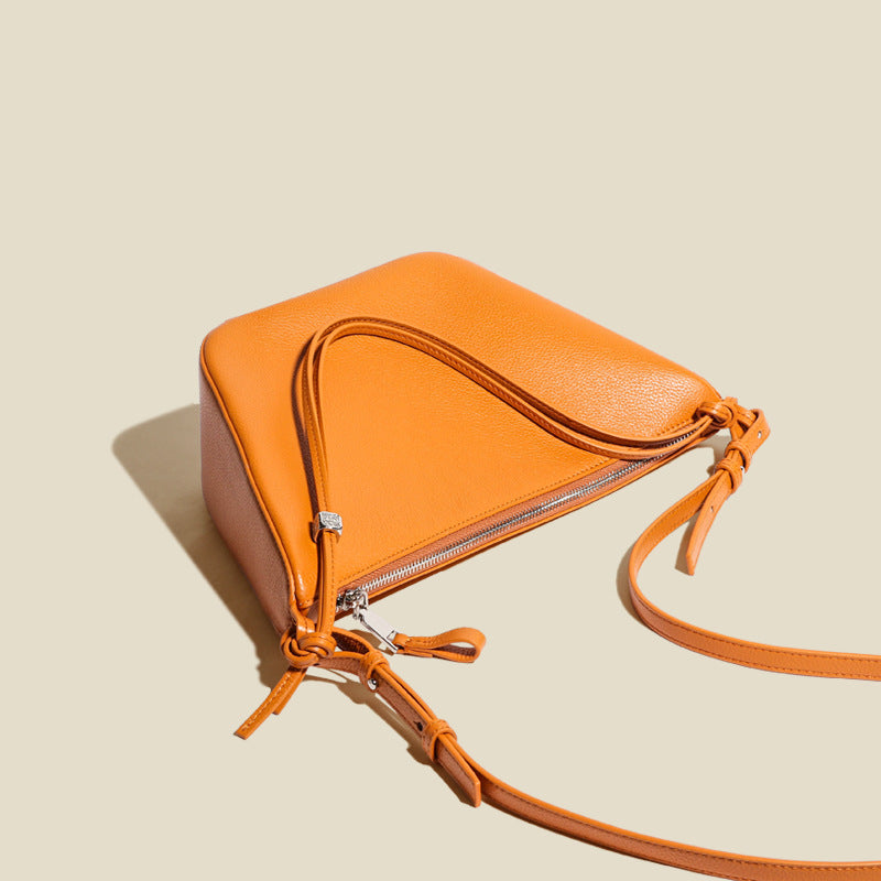 Women’s Genuine Leather Dumpling Shape Single Shoulder Crossbody Bag image 5