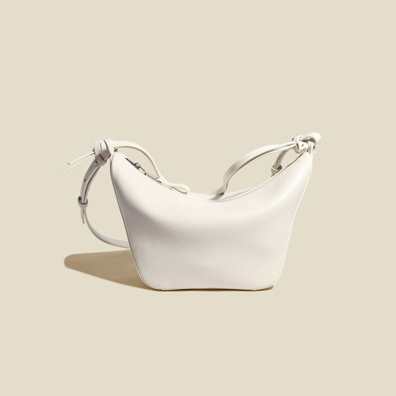 Women’s Genuine Leather Dumpling Shape Single Shoulder Crossbody Bag image 6