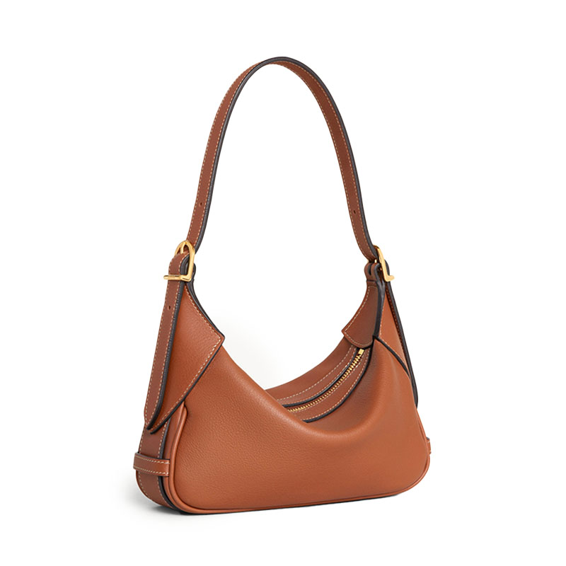 Women’s Genuine Leather Dumpling-Shaped Shoulder Bag image 3