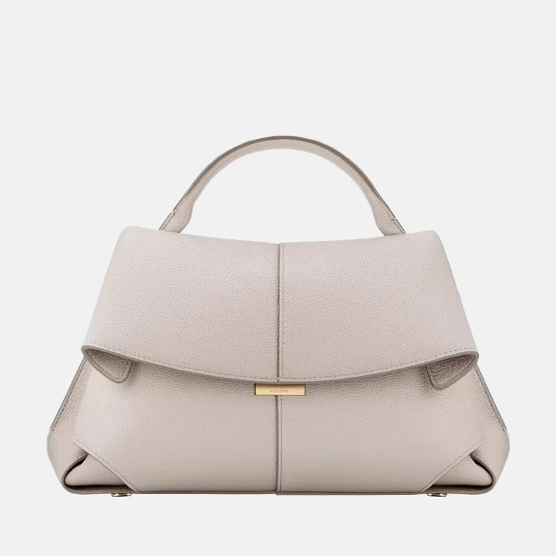 Women’s Genuine Leather Flap Shoulder Handbag image