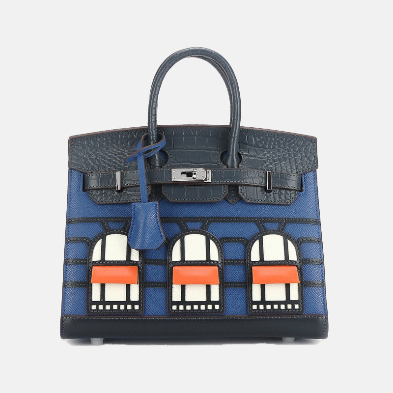 Women’s Genuine Leather HOUSE Top Handle Bags image