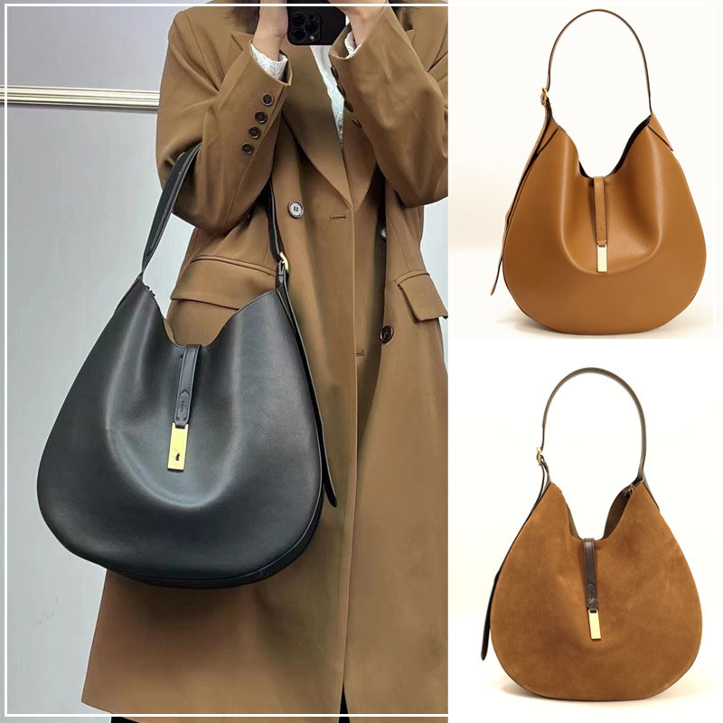 Women’s Genuine Leather Lock Hobo Bag image 4