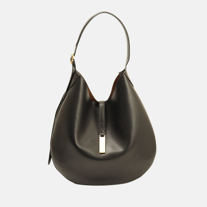 Women’s Genuine Leather Lock Hobo Bag image 5