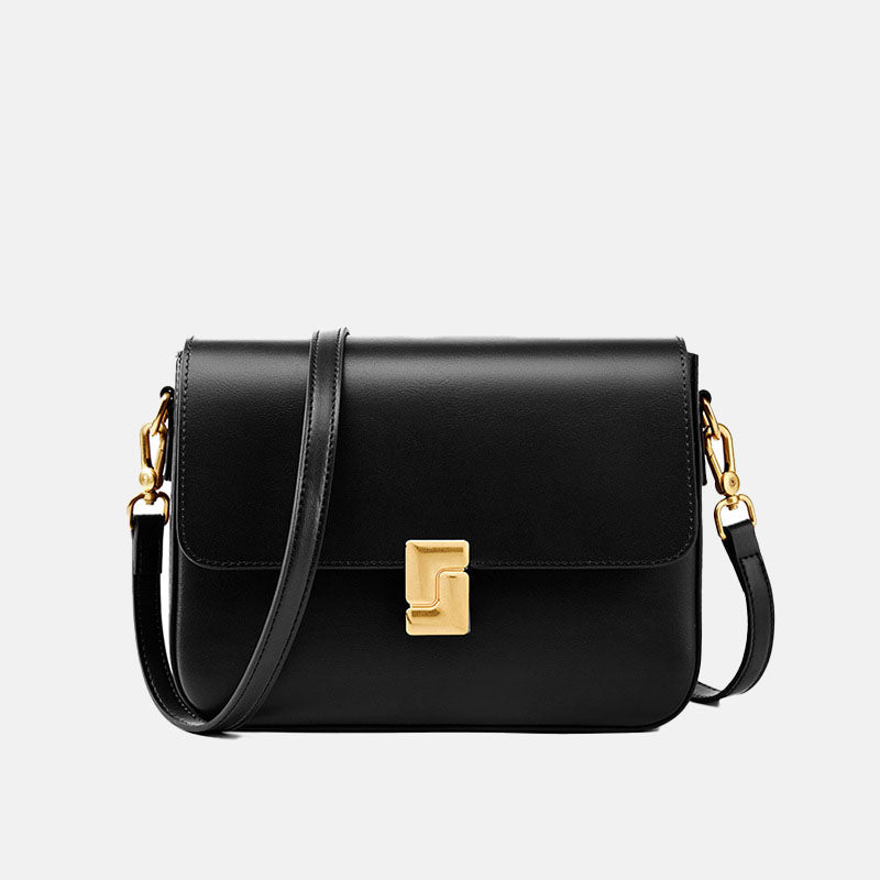 Women’s Genuine Leather Magnetic Closure Crossbody Shoulder Baguette Bags In Vintage image 5