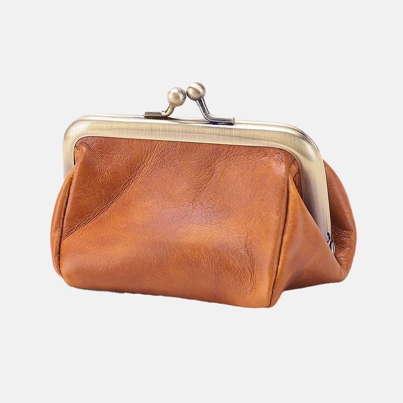 Women’s Genuine Leather Mini Clutch Coin Purse image 3