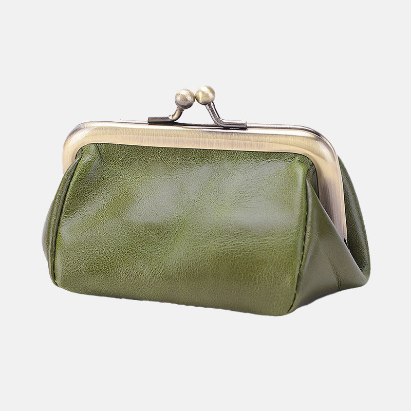 Women’s Genuine Leather Mini Clutch Coin Purse image 4